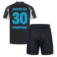 Bayer Leverkusen Jeremie Frimpong #30 Tredje sæt Børn 2024-25 Kortærmet (+ Korte bukser)